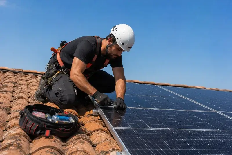 Maintenance et monitoring de panneaux solaires à Passavant-sur-Layon