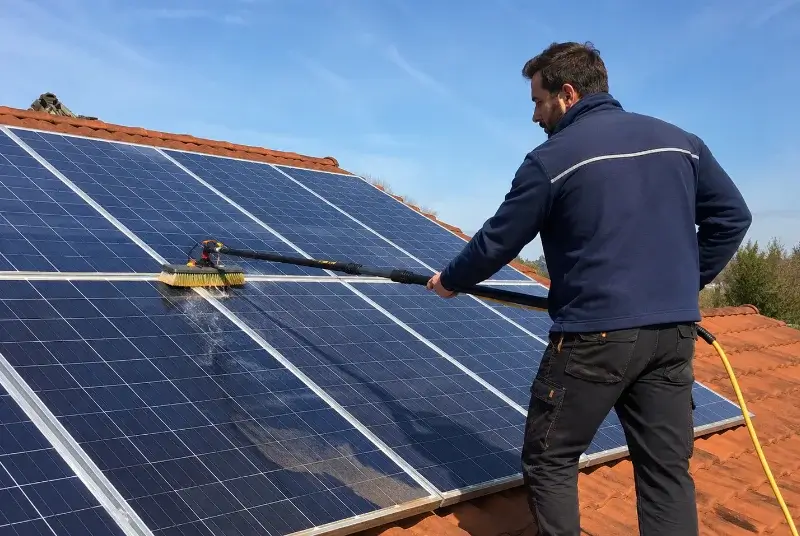 Nettoyage et entretien de panneaux solaires à Passavant-sur-Layon